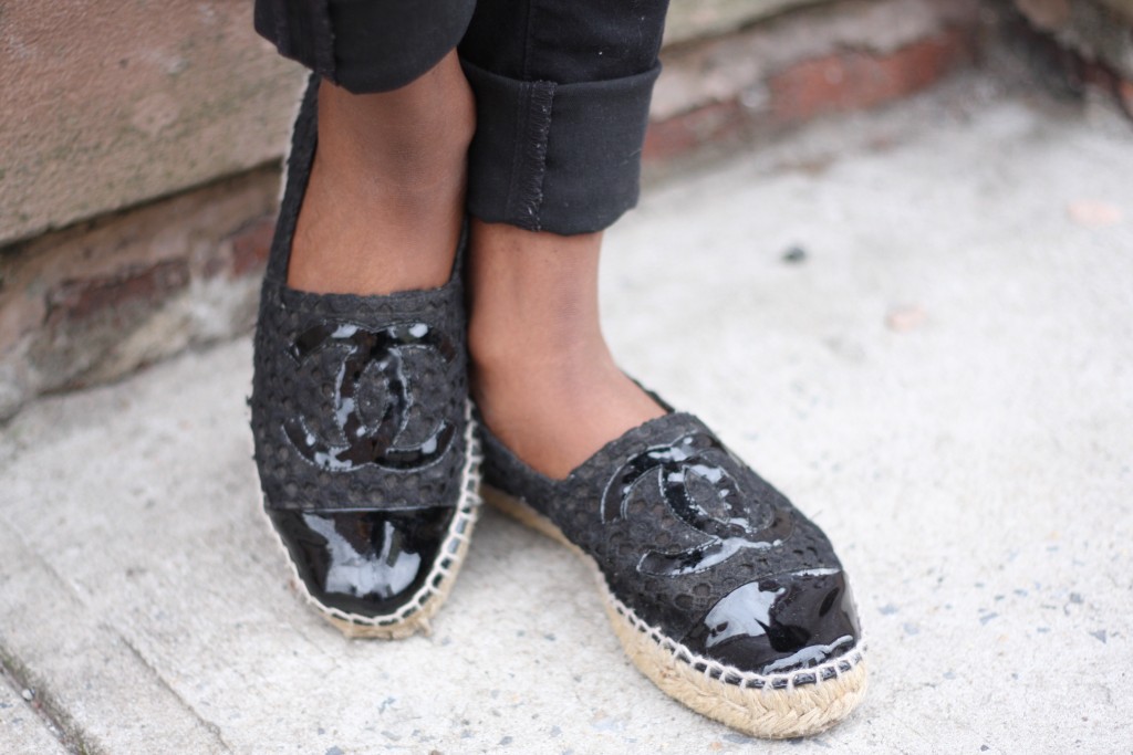 Off Duty Casual Style Espadrilles Detail