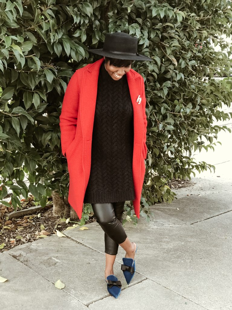 jcrew red coat Cocoa Butter Diaries San Francisco SF Bay Area fashion style blog blogger