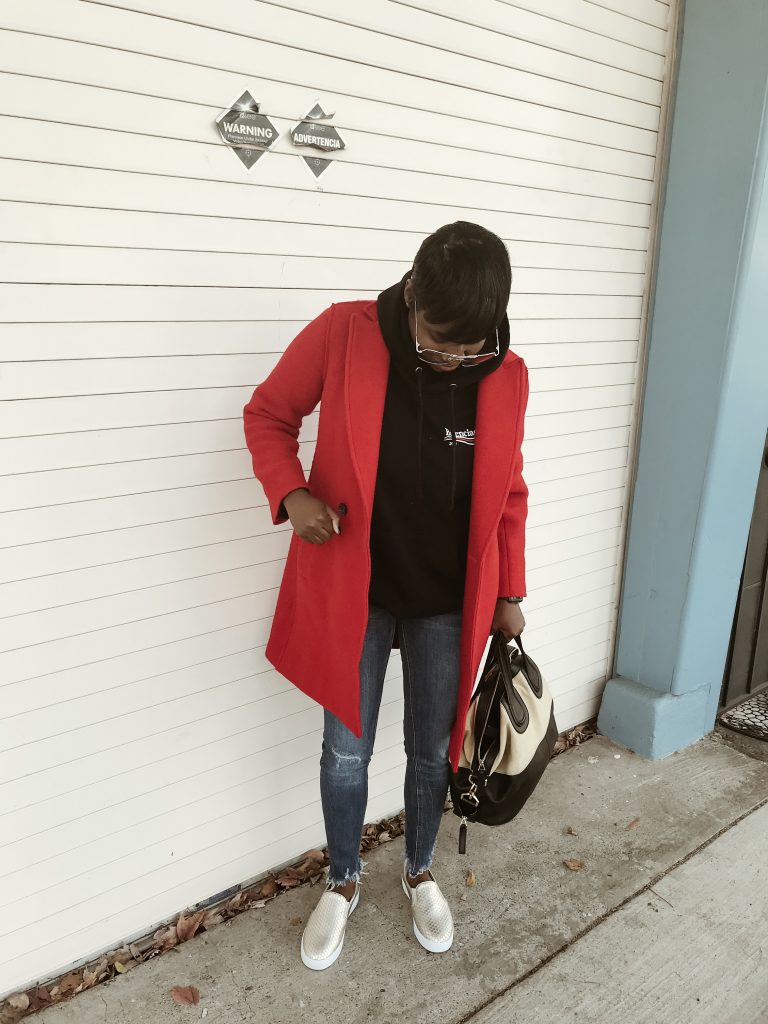 jcrew red coat Cocoa Butter Diaries San Francisco SF Bay Area fashion style blog blogger